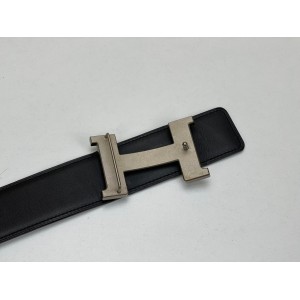 HERMES CONSTANCE REVERSIBLE SILVER H BUCKLE BELT